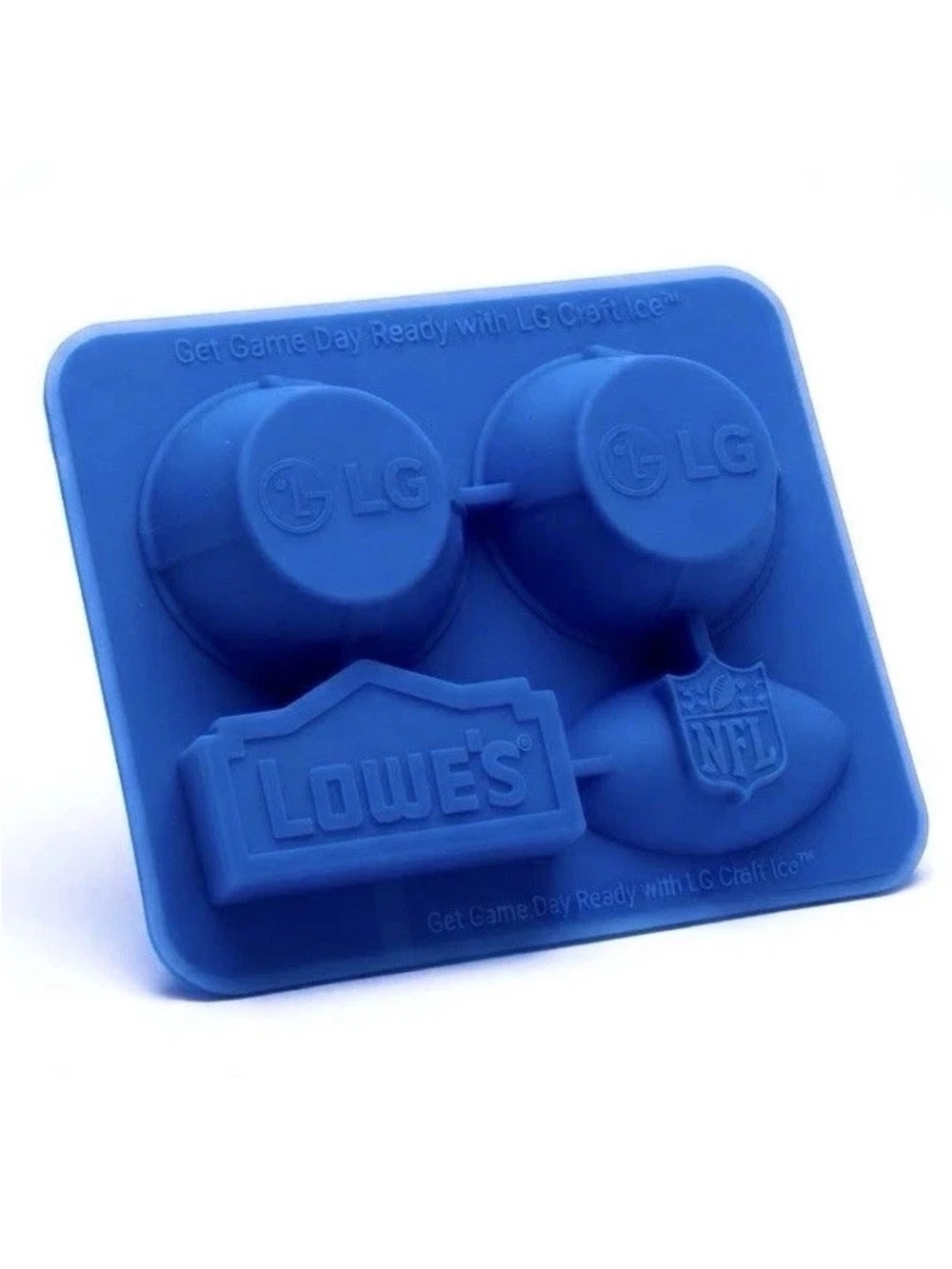 Lowe’s Ice Cube Tray Mold Blue Silicon